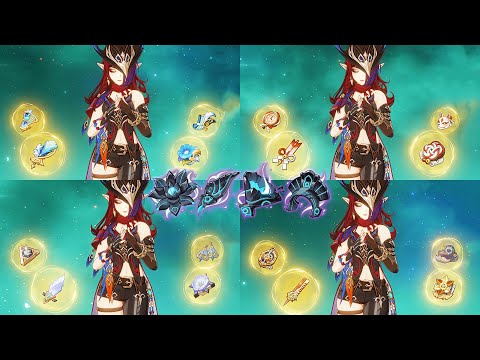 C0 Chasca Artifact Damage Comparison | Genshin Impact