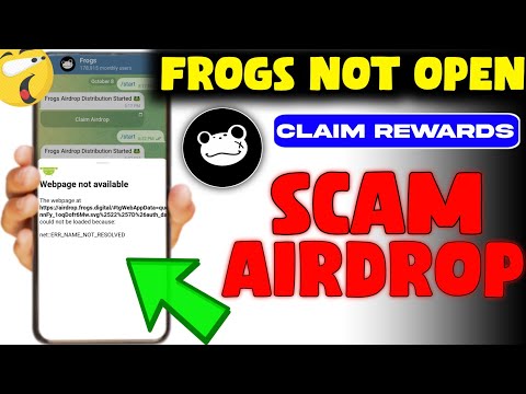 Frogs Airdrop Not Open Problem | Frogs Airdrop Not Open 404 Error |Webpage |Frogs Airdrop Withdrawal