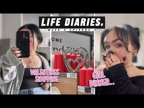 SHE’S BACK …Valentines Shopping, B&M Haul & Girl Dinner 🎀| Life Diaries Episode 3✨