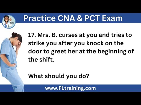 📋 CNA & PCT Practice Test: Documentation and Reporting 🏥