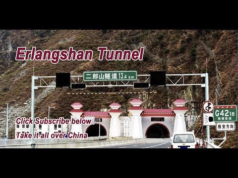 VR on road ‖ Ganzi, Sichuan,China ‖ Erlangshan Tunnel：The First Tunnel into Tibet