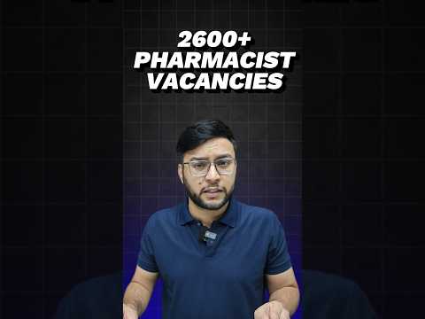 📗2600+ Pharmacist Vacancy 🛑#pharmacist #druginspector #pharmacy