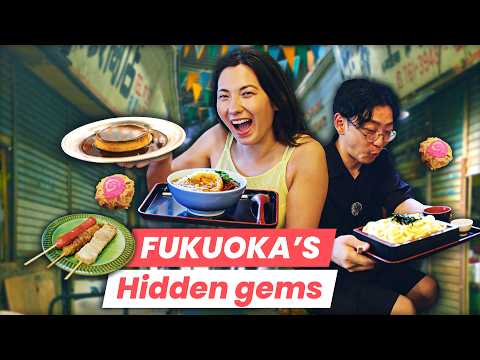 Fukuoka Food Tour: Hakata's TOP Local Eats | Goboten Udon, Local Fish Market & VIRAL Custard Pudding