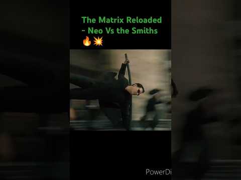 The Matrix Reloaded - Neo Vs the Smiths 🔥💥 #keanureeves