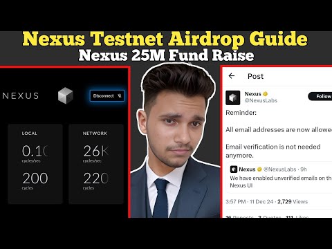 25M $Fund Raise 🤑 | Nexus Testnet Airdrop Step BY Step Guide | Nexus Airdrop Update