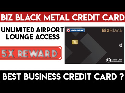 Biz Black Metal Edition Credit Card | Unlimited Airport lounge access |