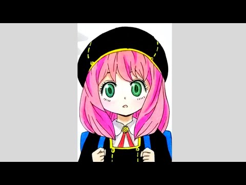 Drawing Anya Forger #shorts #short #artsyfam #trending #viral #anime #anya #anyaforger #spyxfamily