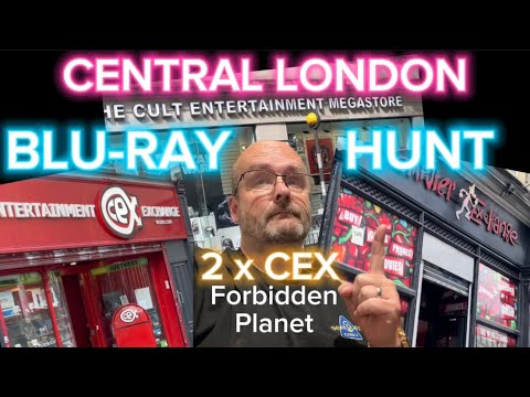 Blu-ray Hunt - Tottenham Court Road & Rathbone Place. CEX. Forbidden Planet visit. #shopping #bluray