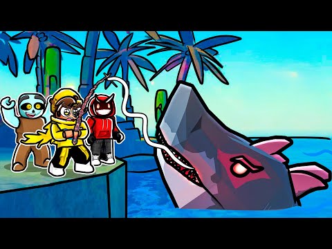 We CAUGHT The NEW MEGALODON In Roblox Fisch