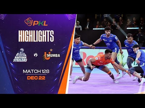 Match Highlights: Haryana Steelers vs U Mumba | December 22 | PKL Season 11