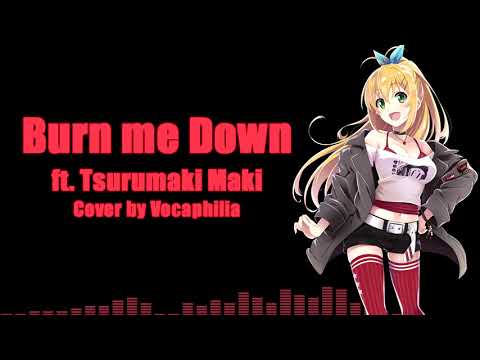 Tsurumaki Maki Eng AI - Burn Me Down ~Rock Ver~ (Synth V Cover)