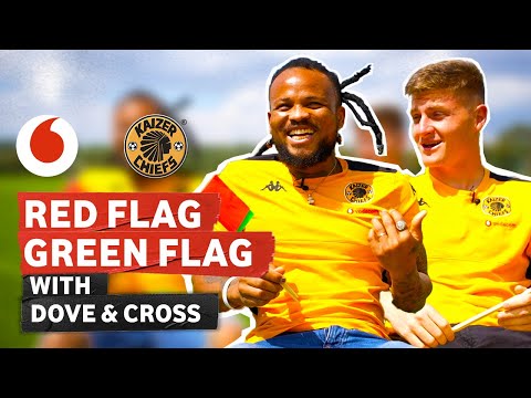 Red Flag, Green Flag with Dove & Cross