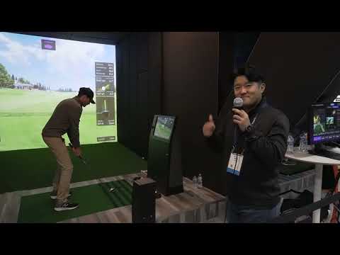 Golf VX Golf Simulator at the 2024 PGA Merchandise Show