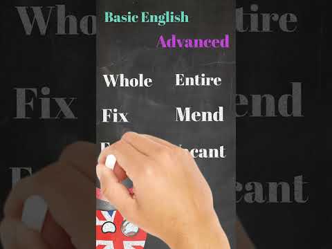 Basic vs Advanced English. Speak like a native English Speaker 5 #shorts