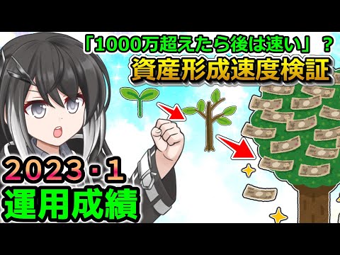 【資産公開】2023年1月の資産額と運用成績公開。リアル検証「貯蓄1000万円行ければその後の資産形成は速い」説【準富裕層の投資日誌】