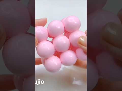 💠キューブボールクレイクラッキング💠Ball cube cracking clay #asmr #slime #スライム #satisfying