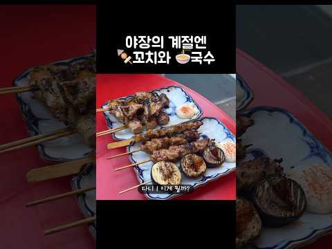 [오푸파] 야장의 계절엔 꼬치와 국수 #을지로야장 #을지로맛집 #을지로