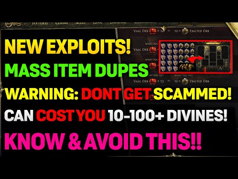 NEW RARE & UNIQUE 'DUPES' WARNING For POE 2! | This Is How YOU CAN BE 'Scammed'!!