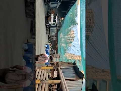 Safety Net Installation on Construction Site