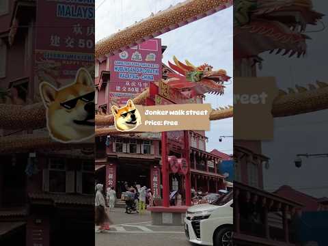 Jonker Walk Street | Things to do in Melaka #shorts #jonkerstreet #jonkerwalk #jonker #melakafood