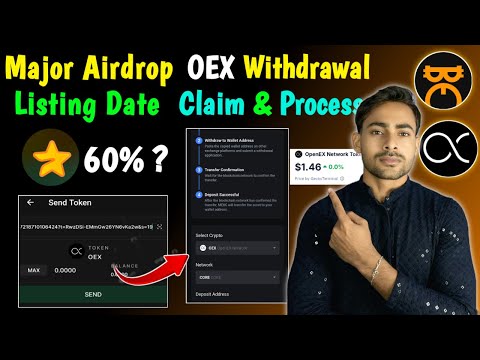 $OEX OpenEx Withdrawal Process || Major Airdrop 60% Listing Tokenomics || OEX Listing || OEX Price