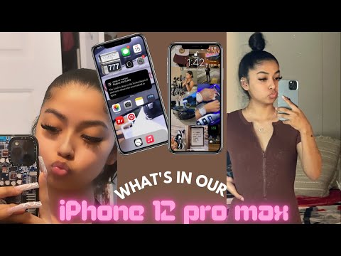 WHAT'S ON MY IPHONE 12 PRO MAX 2022!!!*NEW*