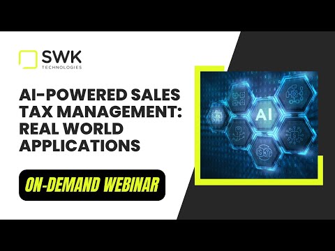 AI-Powered Sales Tax Management: Real World Applications