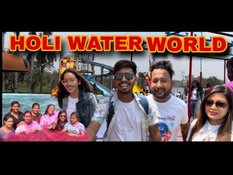 Holi celebration Raipur 2024 ll Water world Holi ll Holi celebrate with Prachi Upadhyay ll