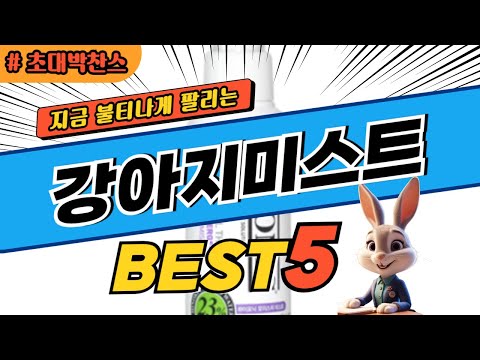 2024 초대박 찬스 강아지미스트 추천 대박 가성비 베스트5! 후기 비교