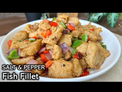 How to cook Restaurant-style SALT & PEPPER FISH FILLET | Must Try, So Easy and Simple