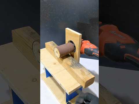 Today brilliant tips for angle grinder to sanding machine #shorts #tips