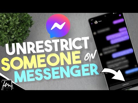 How to Unrestrict someone on Messenger