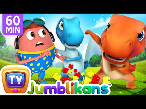 Feeling Angry Song with Jumblikans Dinosaurs + More ChuChuTV Toddler Learning Videos