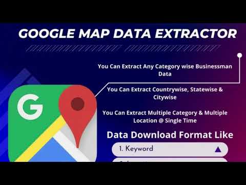 Google Map Extractor Software | Google Maps Data Scraping Software | How To Scrape Data From Google