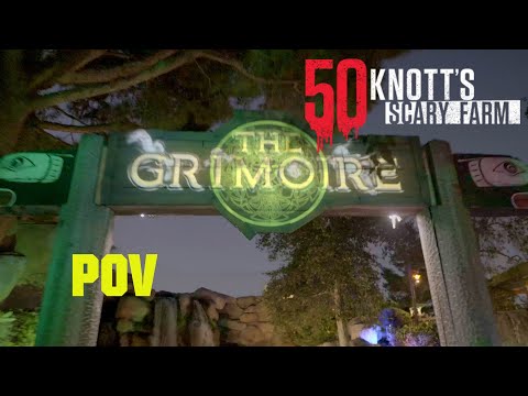 Knott's Scary Farm | Grimoire Maze | 50th Anniversary 2023