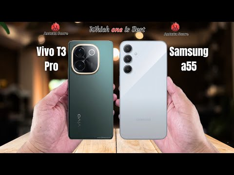 Vivo T3 Pro vs Samsung a55  Full comparison ⚡Which one is Best