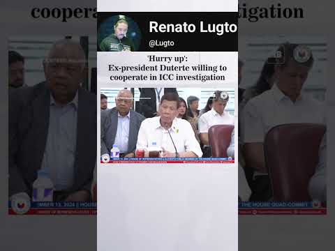 Sagot ni president Duterte sa tanong tungkol sa ICC #shortsvideo #shorts #short