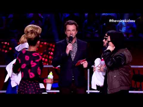 Delta & Joels Epic Stare-off | The Voice Kids Australia 2014