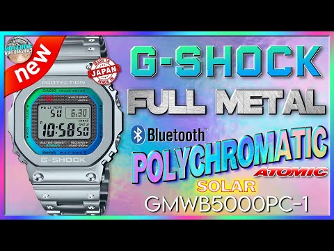 Taste The Rainbow! | G-Shock Full Metal Polychromatic 5000 Series GMWB5000PC-1 Unbox & Review