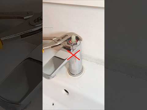 Remember this plumbing trick for disassembling chrome faucet s without damage #shorts #diy #plumbing