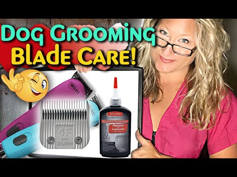 Dog Grooming CLIPPER BLADES Clean Oil and Cool