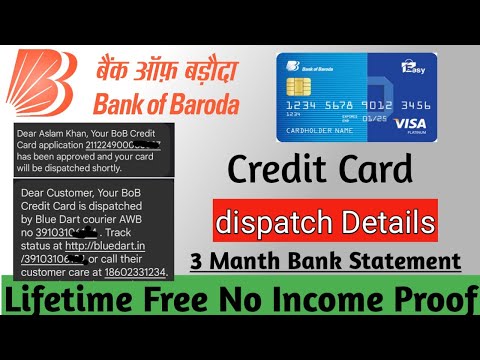 Bank of Baroda credit card dispatch 2022 | bob credit card status check  #easycard #hindipoint