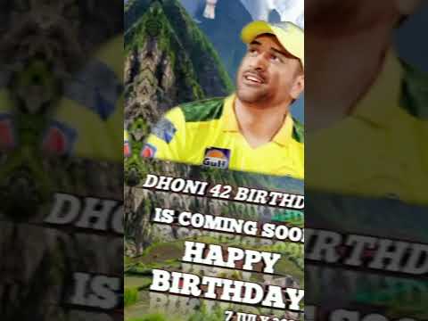 happy birth day mahi #ytshorts #trending #ytstudio #youtubevideo #love #youtube #youtuber