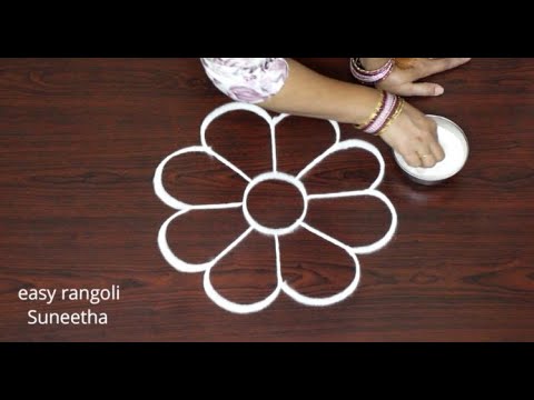 Bhogi special rangoli kolam designs || Snakranthi muggulu || Pongal Pot kolam || easy rangoli