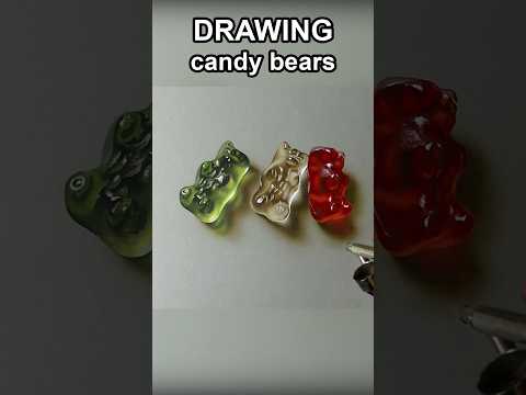 Gummy bears drawing #hyperrealistic #art