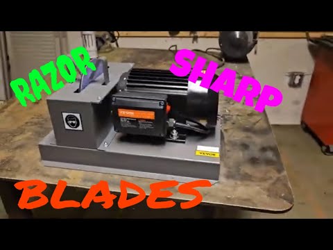 Unboxing & First Use: Vevor Mower Blade Sharpener - Get Razor-Sharp Blades in Minutes