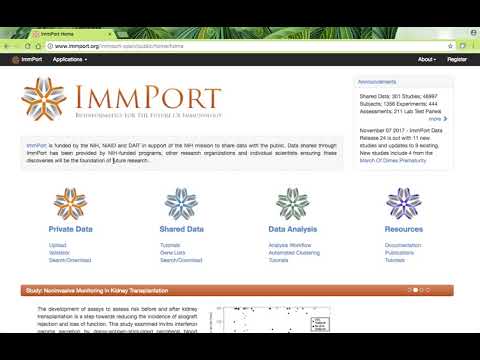 ImmPort - Overview