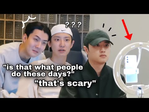 exo members discover tiktok