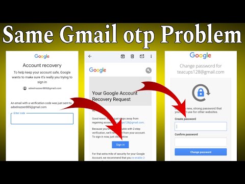 How to Recover Gmail Account Same Gmail OTP Problem || Gmail Account Recovery 2024 || #gmailrecovery