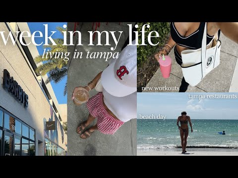 WEEKLY VLOG: romanticizing my life & routine + TAMPA recs and things to do!